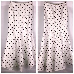 Jodi Kristopher Polka Dot formal Long Skirt